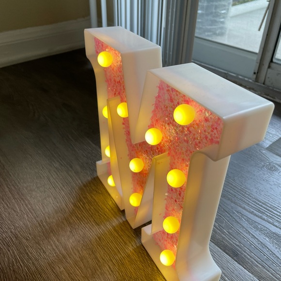 Note board Marquis letter M and ombré mesh bag - Picture 2 of 10